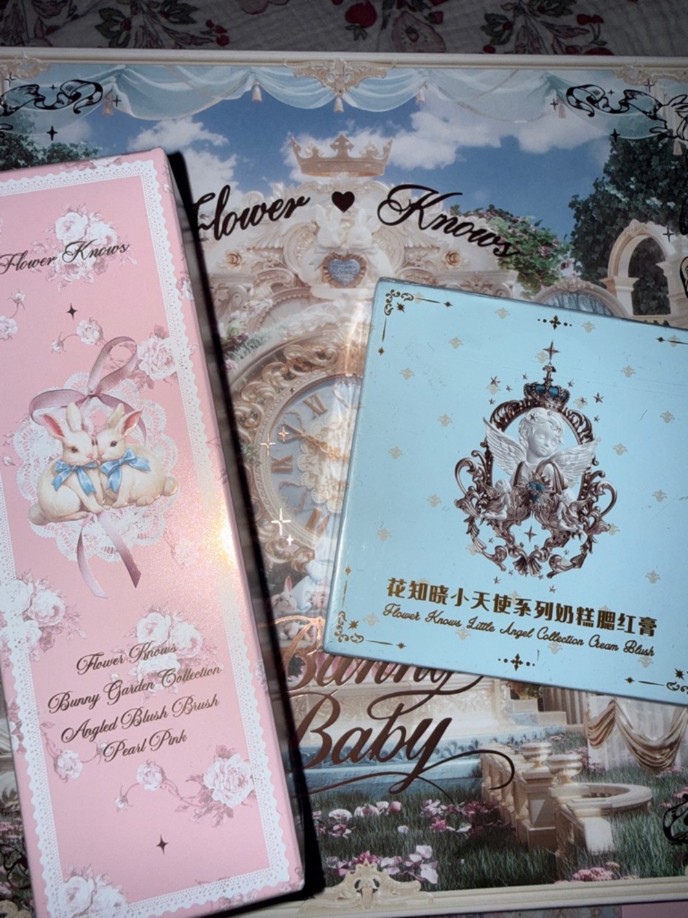 Flower Knows Pink Brush & Cream Set